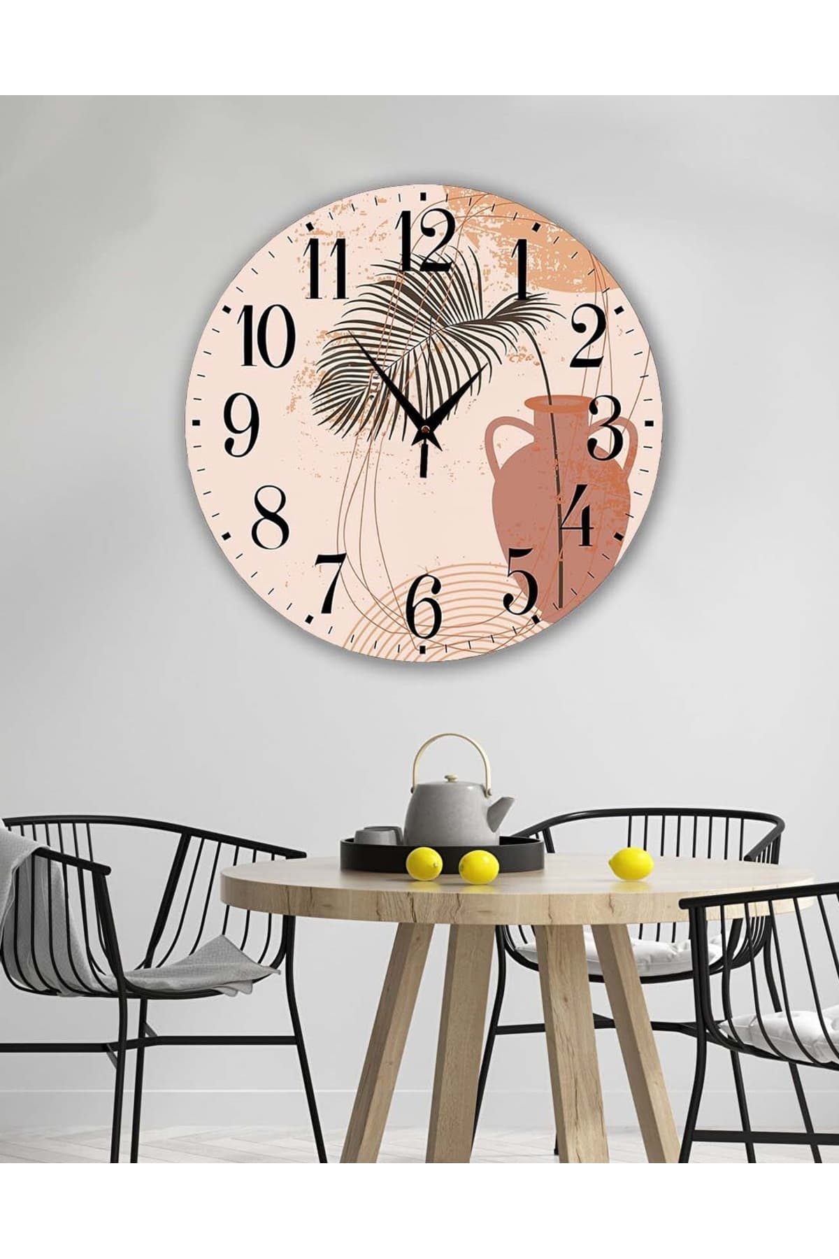 bilge retro Tasarımlı Duvar Saati 35 x 35 CM