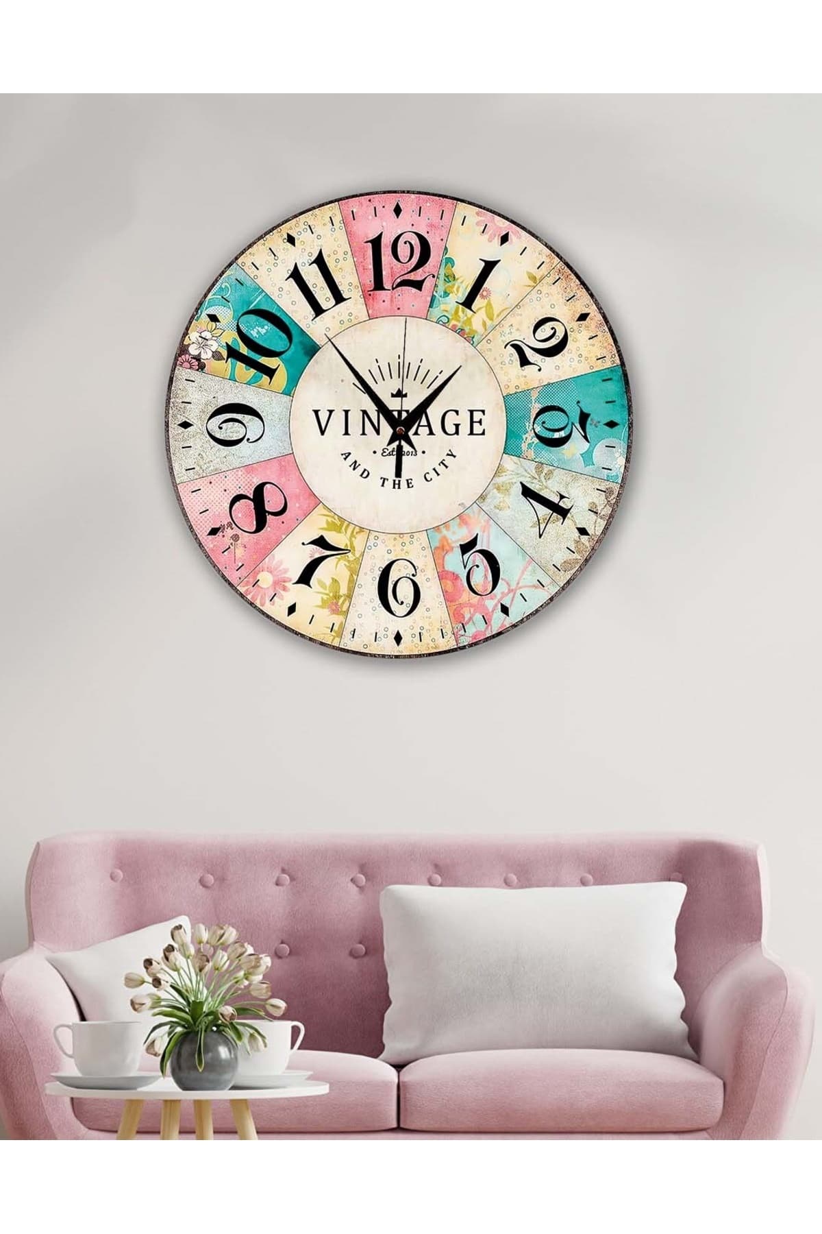 bilge Tasarım Duvar Saati 40 cm x 40 CM