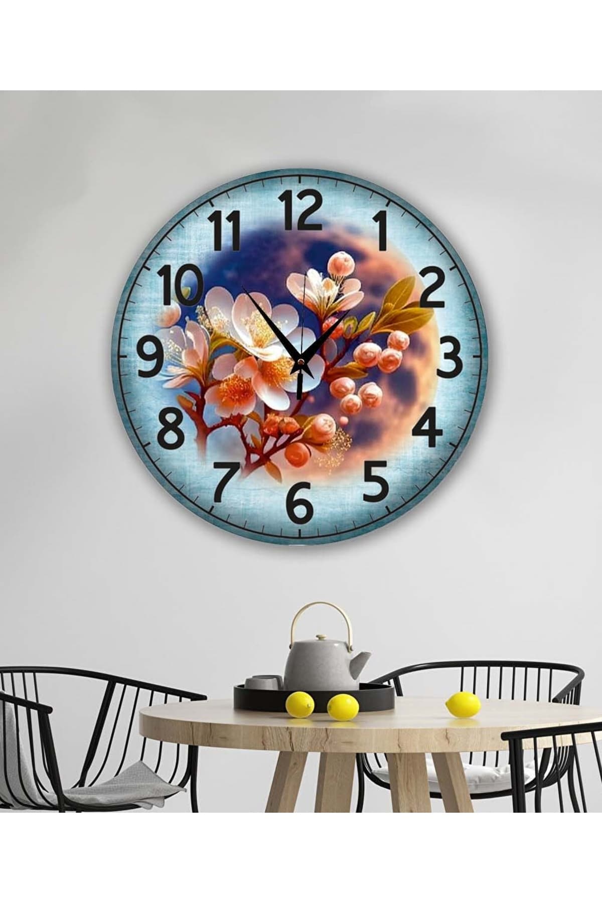 bilge Tasarım retro Duvar Saati 40 x 40 CM