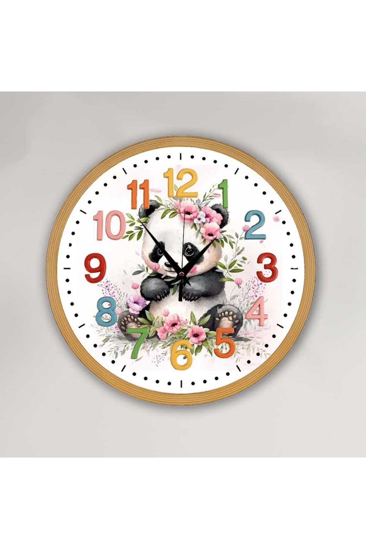 bilge Tasarım Çocuk odası Duvar Saati 30 x 30 CM