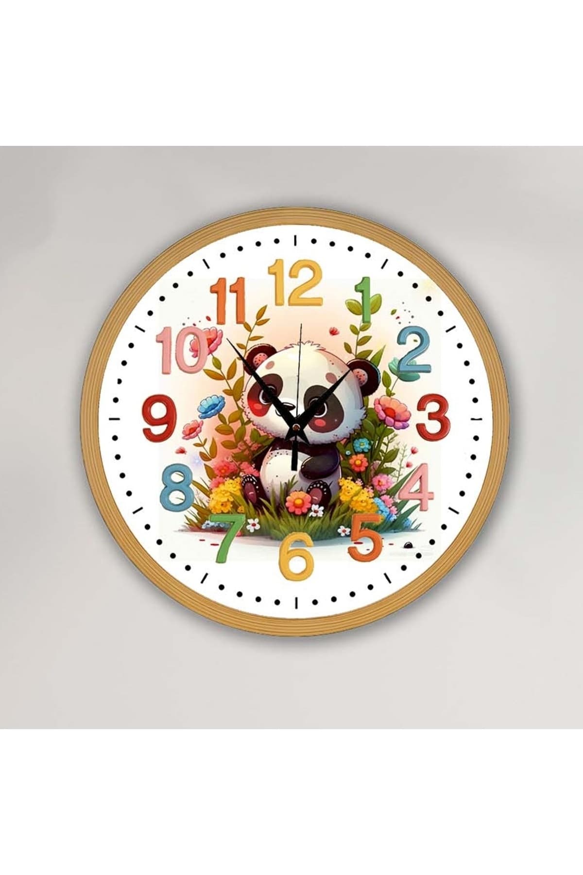 bilge Tasarım Çocuk odası Duvar Saati 30 x 30 CM