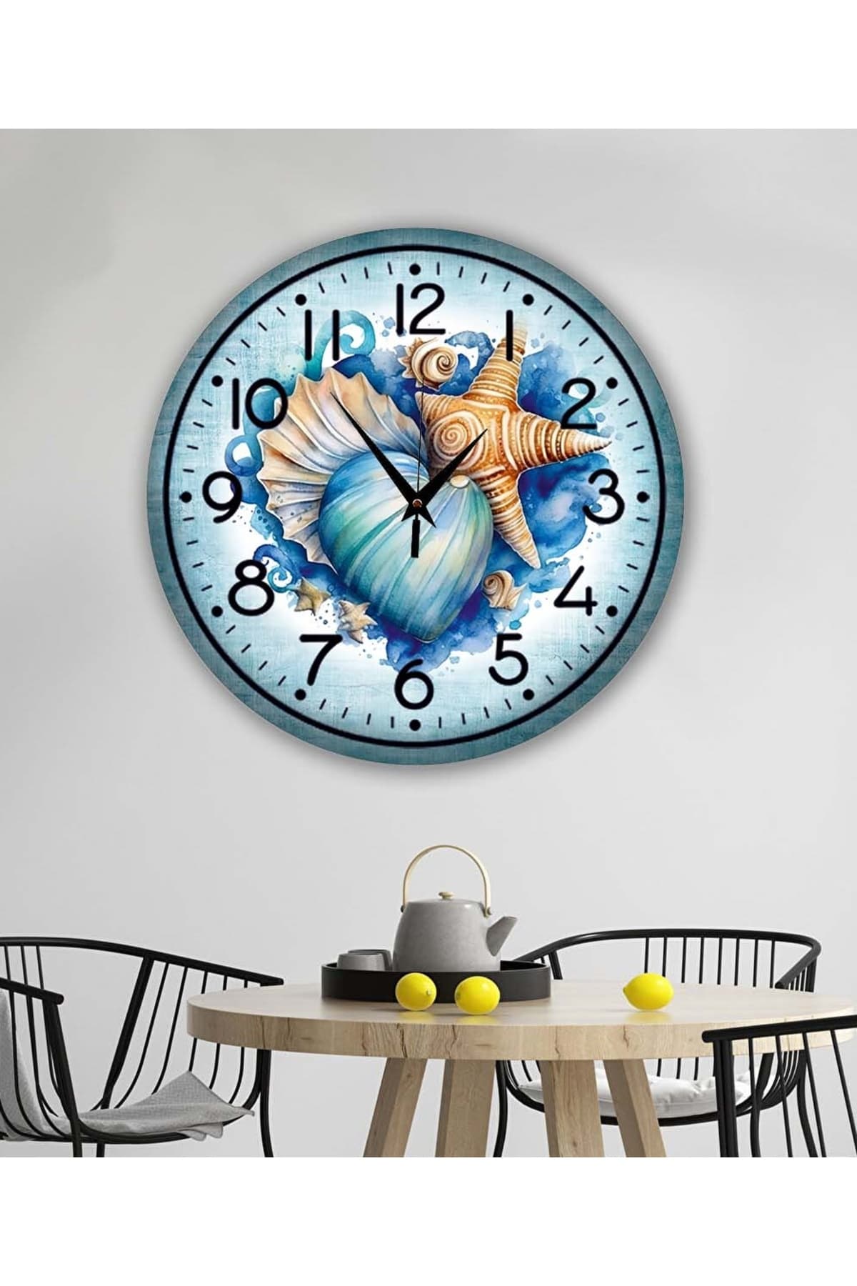 bilge Tasarım Retro Duvar Saati 40 x 40 CM