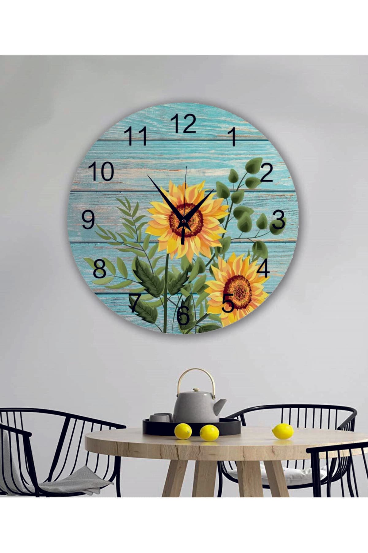 bilge Tasarım RETRO Duvar Saati 40 x 40 CM