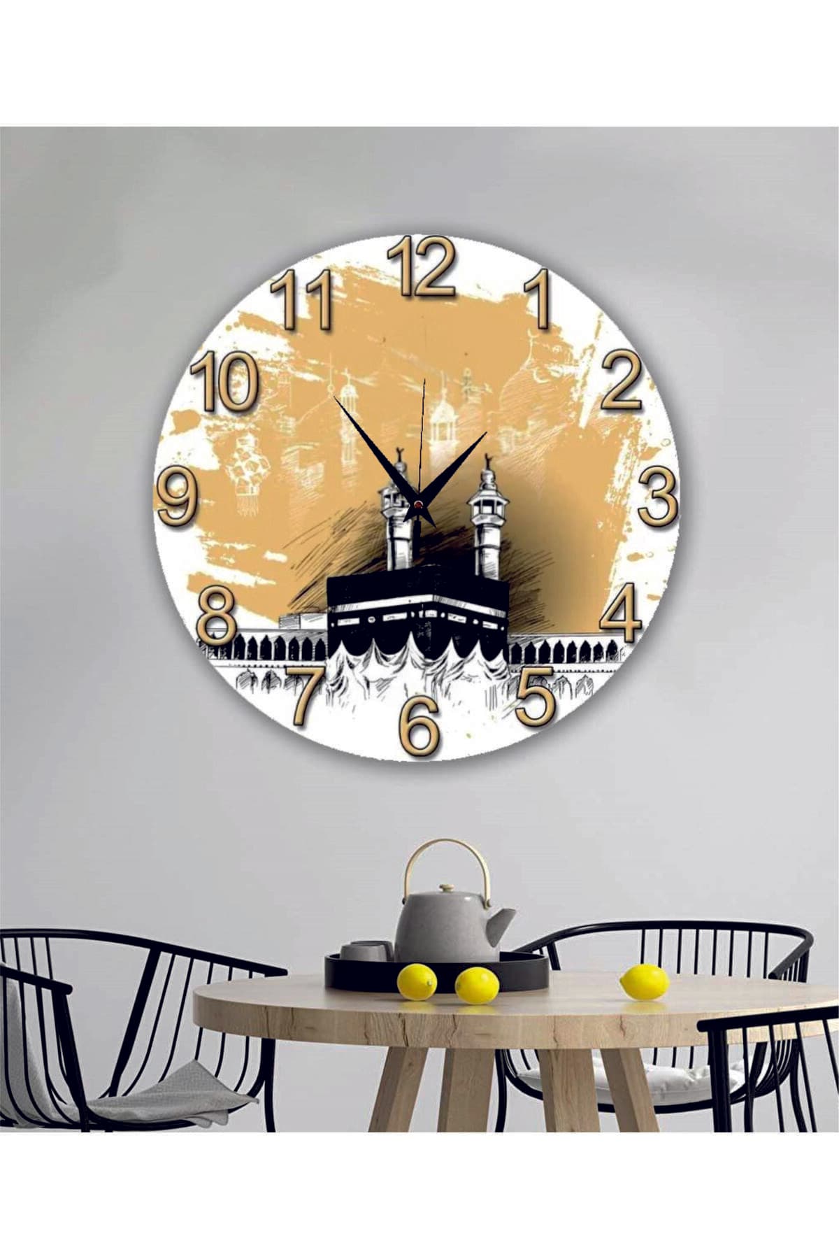 bilge Tasarım RETRO Duvar Saati 40 x 40 CM