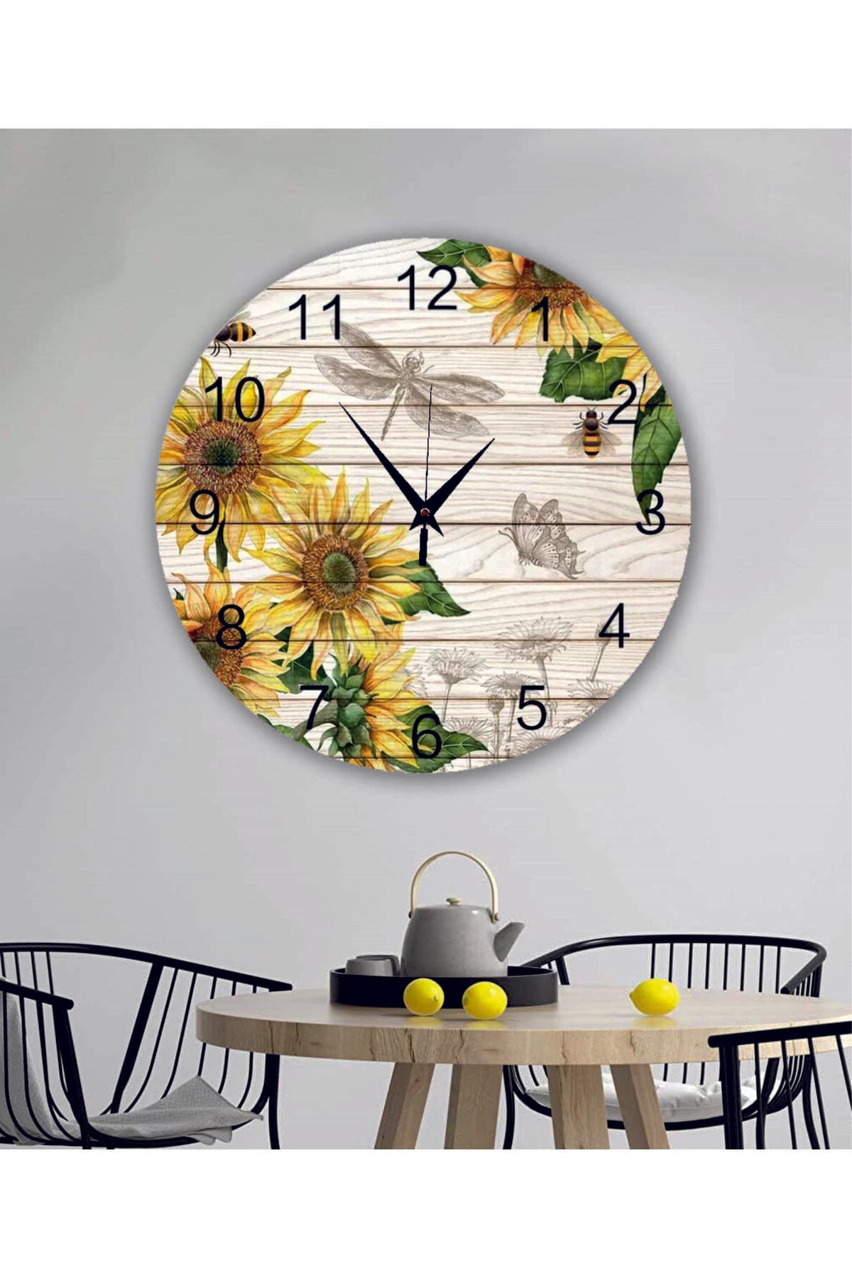 bilge Tasarım RETRO Duvar Saati 40 x 40 CM