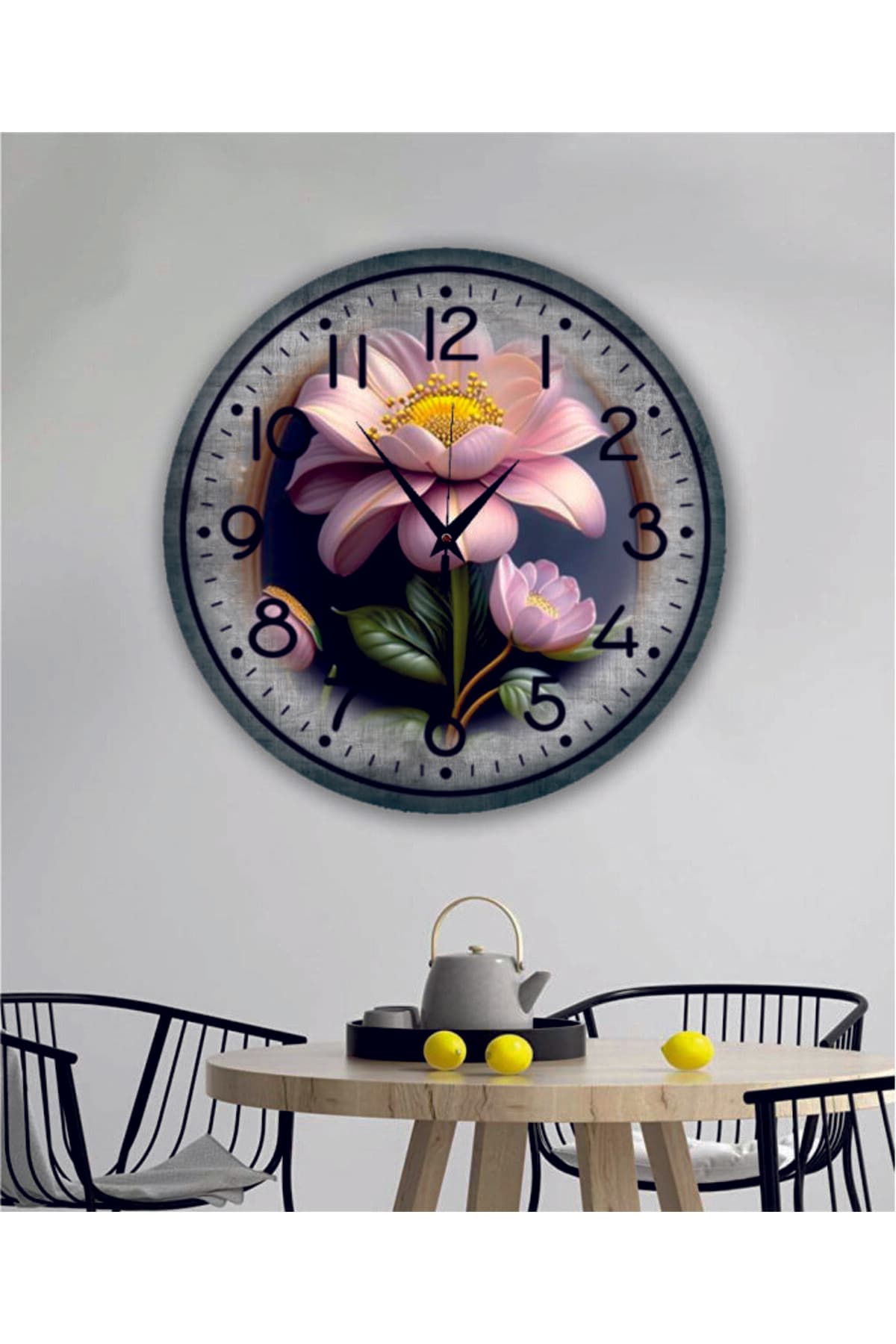 bilge Tasarım RETRO Duvar Saati 40 x 40 CM