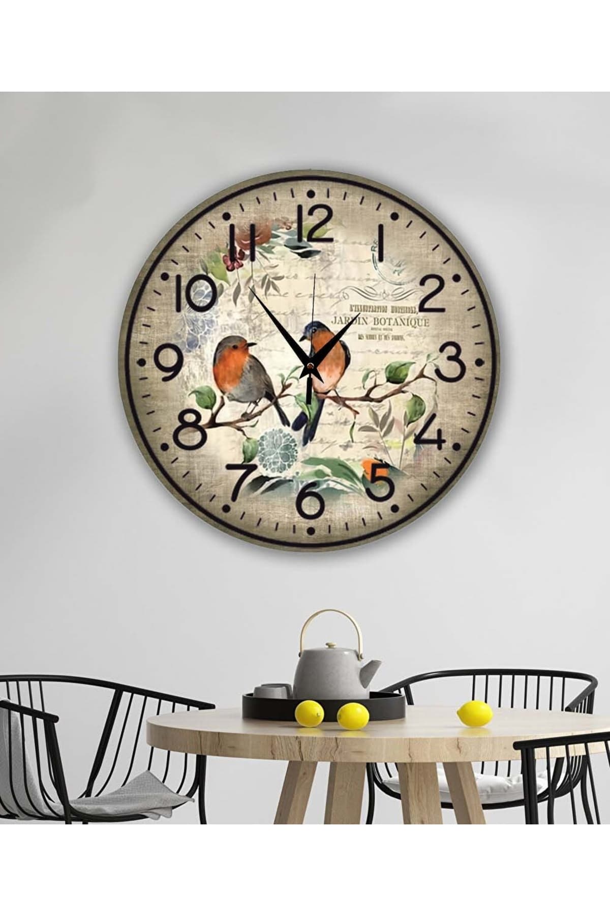bilge Tasarım retro Duvar Saati 40 x 40 CM