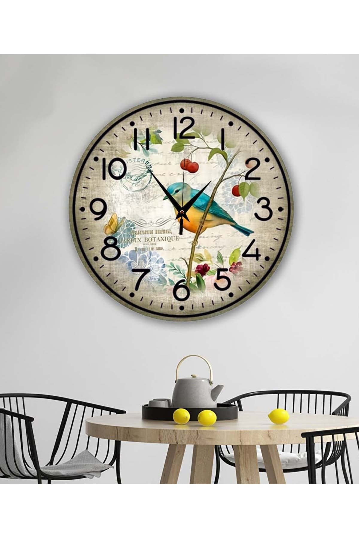 bilge Tasarım retro Duvar Saati 40 x 40 CM