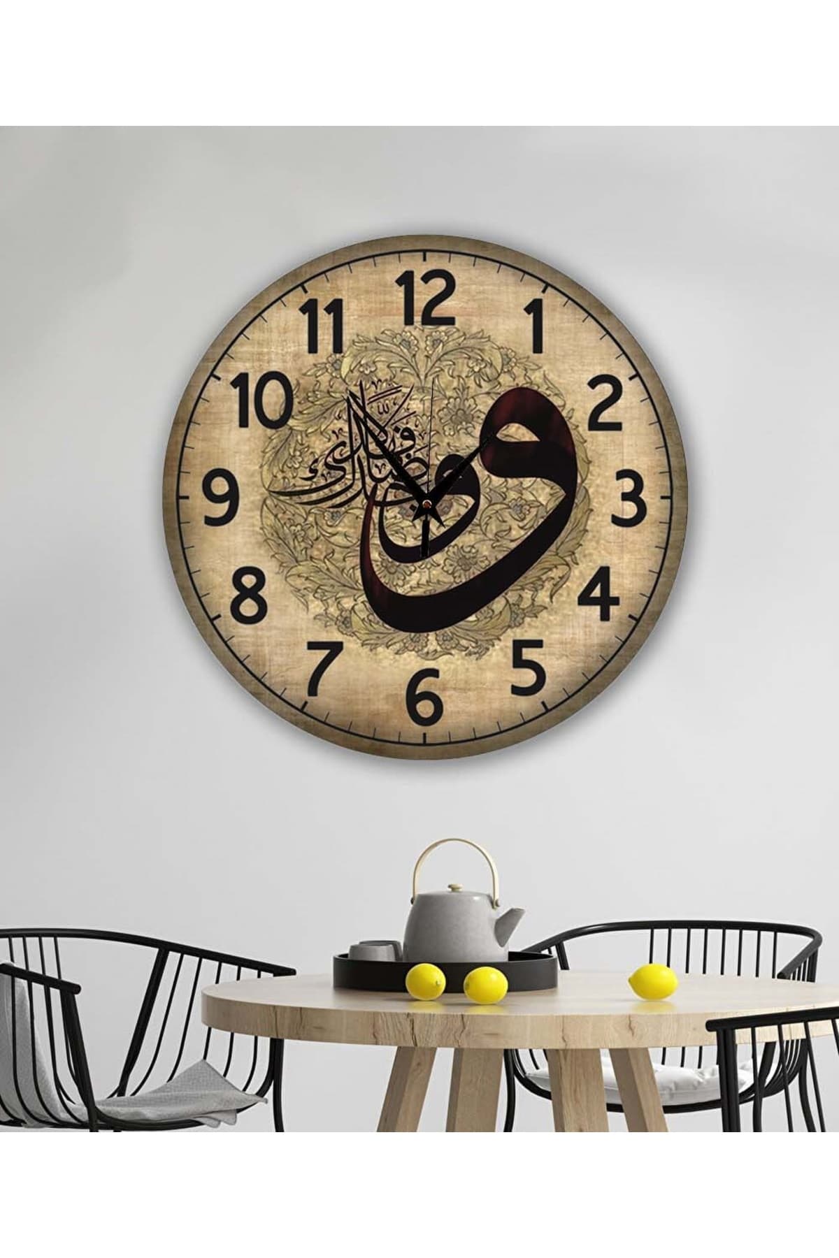 bilge Tasarım retro Duvar Saati 40 x 40 CM
