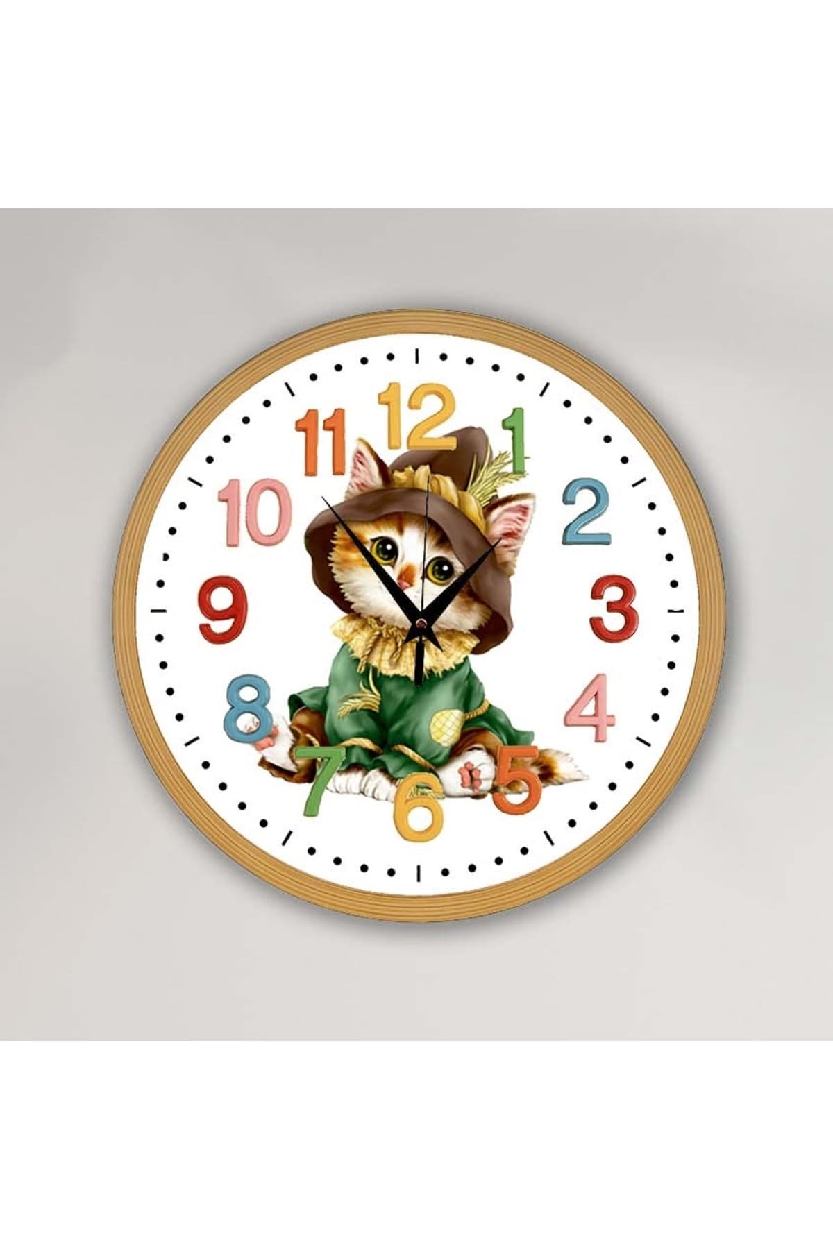 bilge Tasarım Çocuk odası Duvar Saati 30 x 30 CM