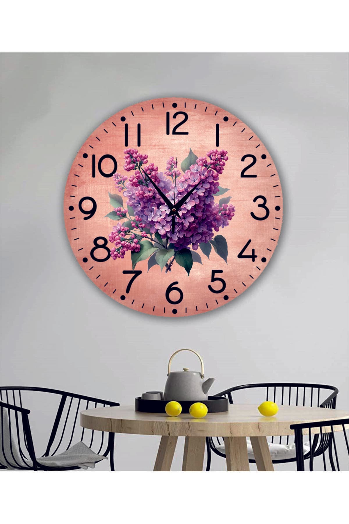 bilge Tasarım retro Duvar Saati 35 x 35 CM