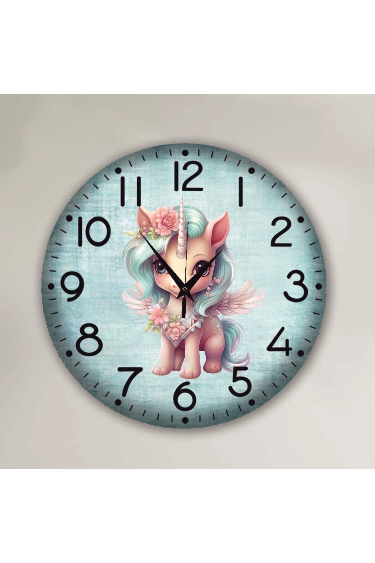 bilge Tasarım çocuk odası Duvar Saati 30 x 30 CM