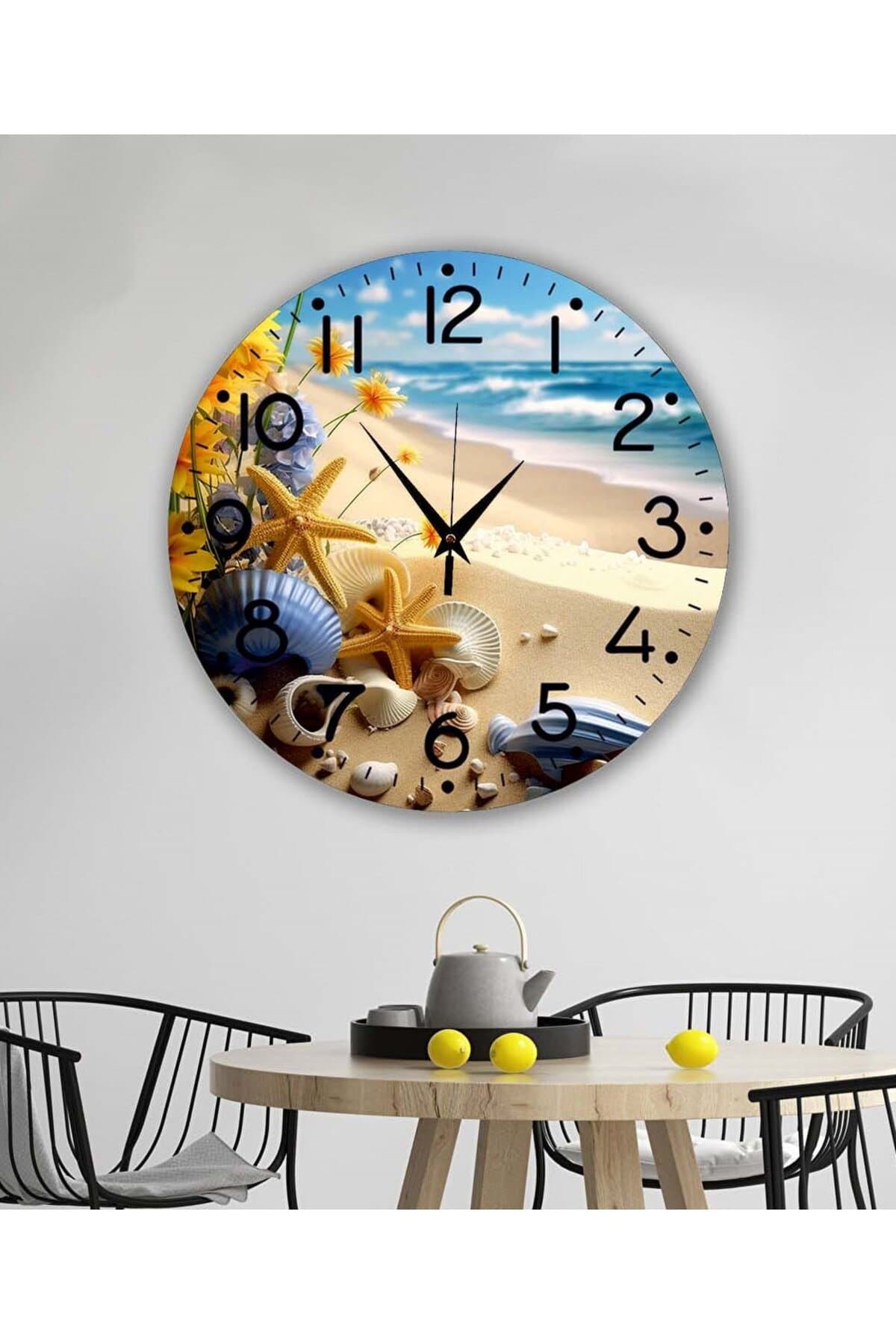 bilge Tasarım retro Duvar Saati 40 x 40 CM