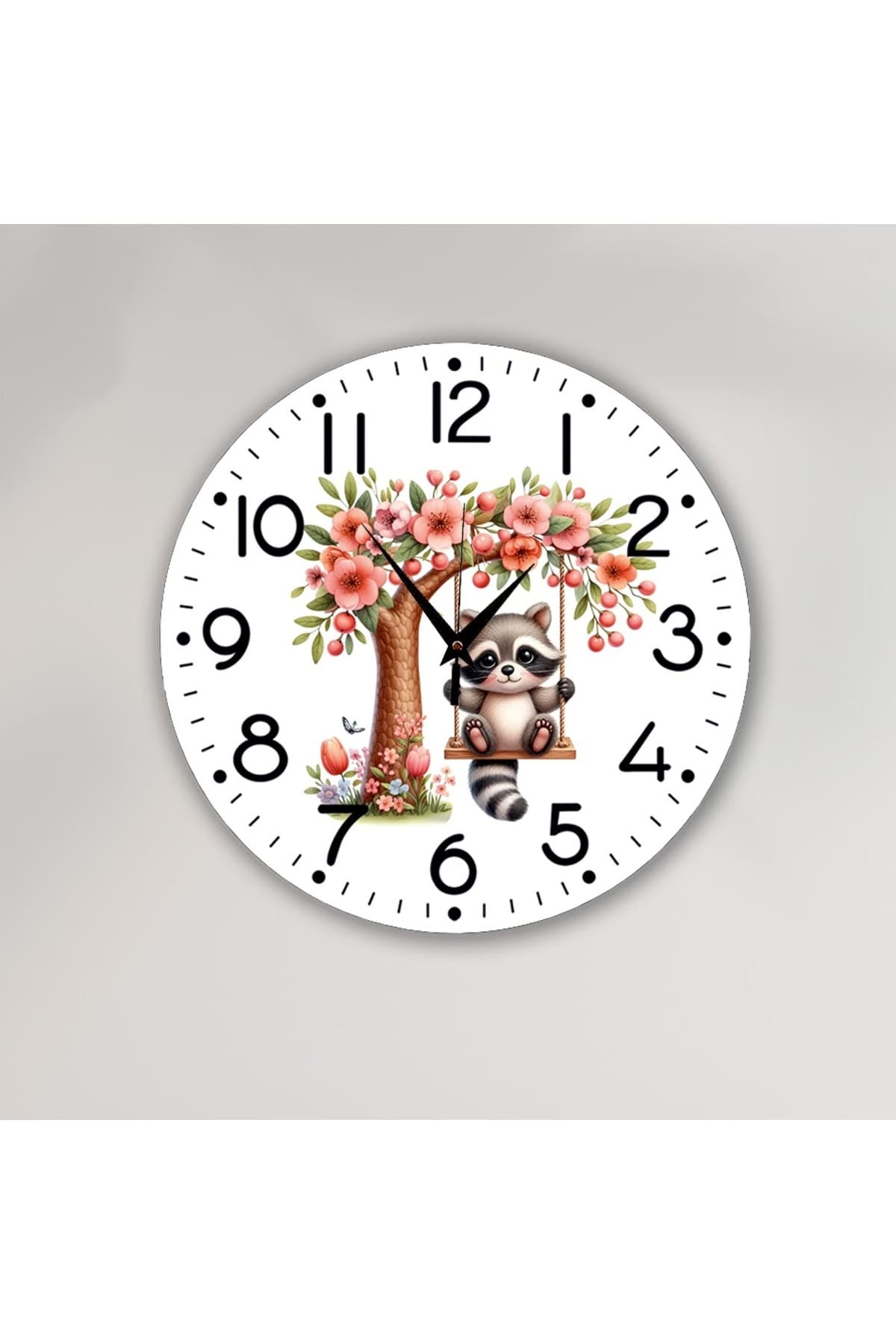 bilge Tasarım Çocuk Odası Duvar Saati 30 x 30 CM