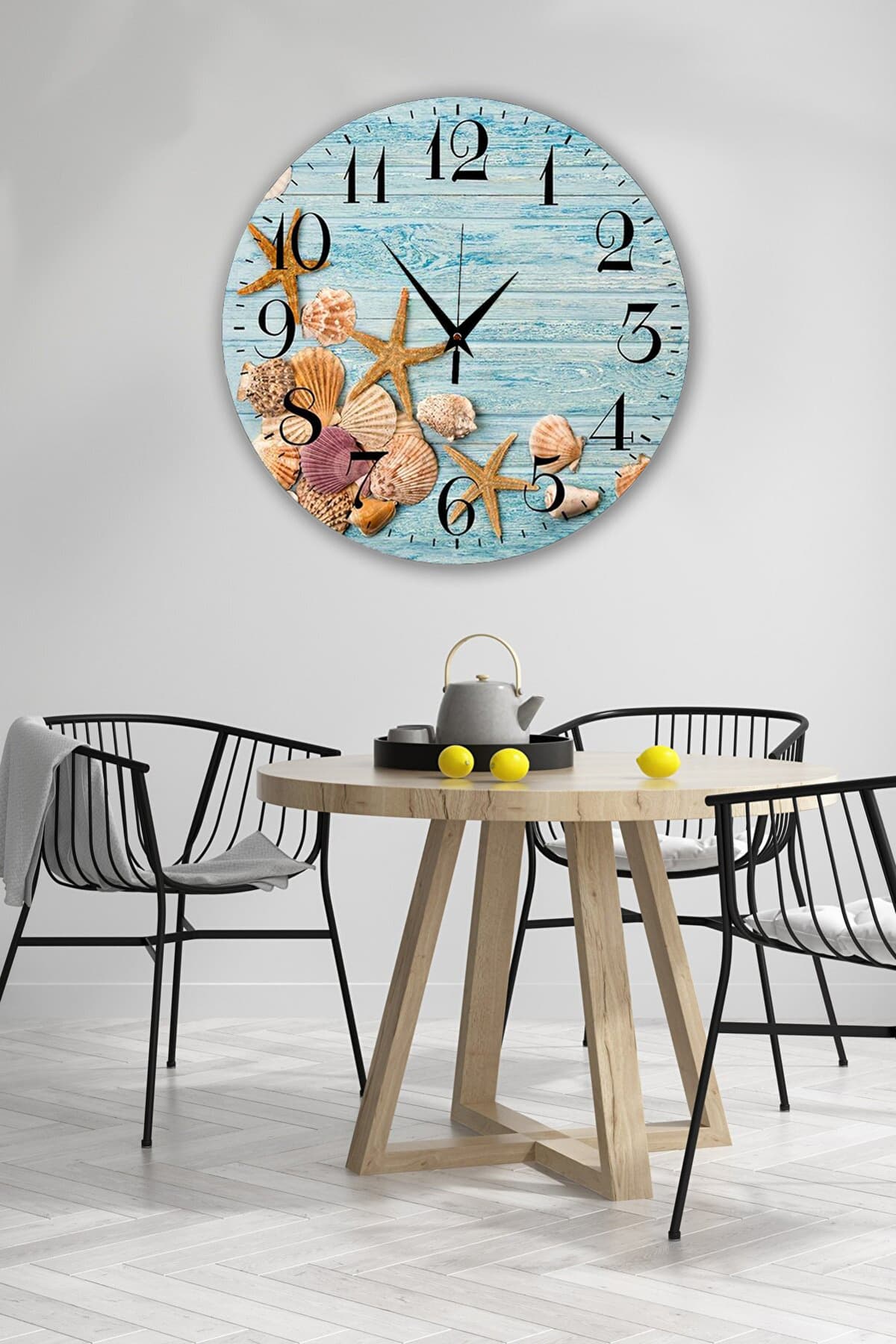 bilge Tasarım retro Duvar Saati 35 x 35 CM