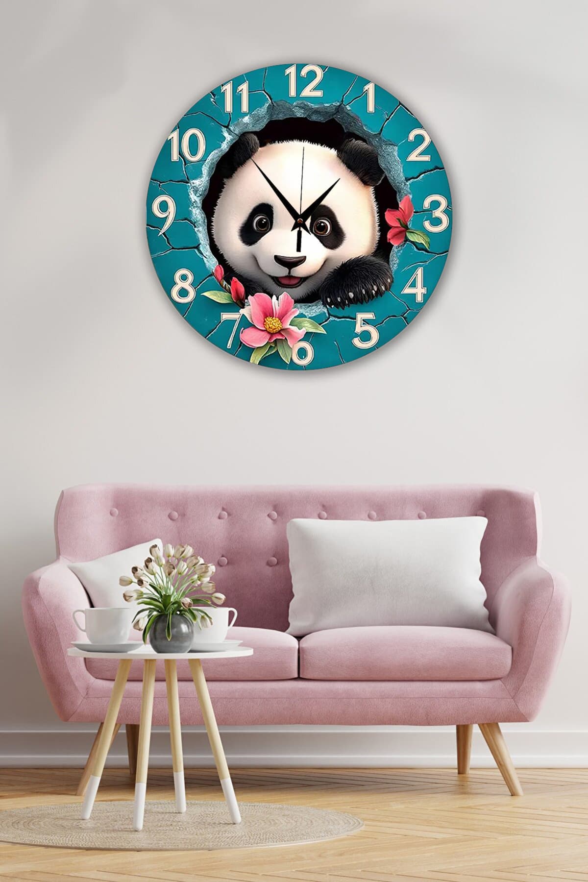 bilge Tasarım Çocuk Odası Duvar Saati 30 x 30 CM
