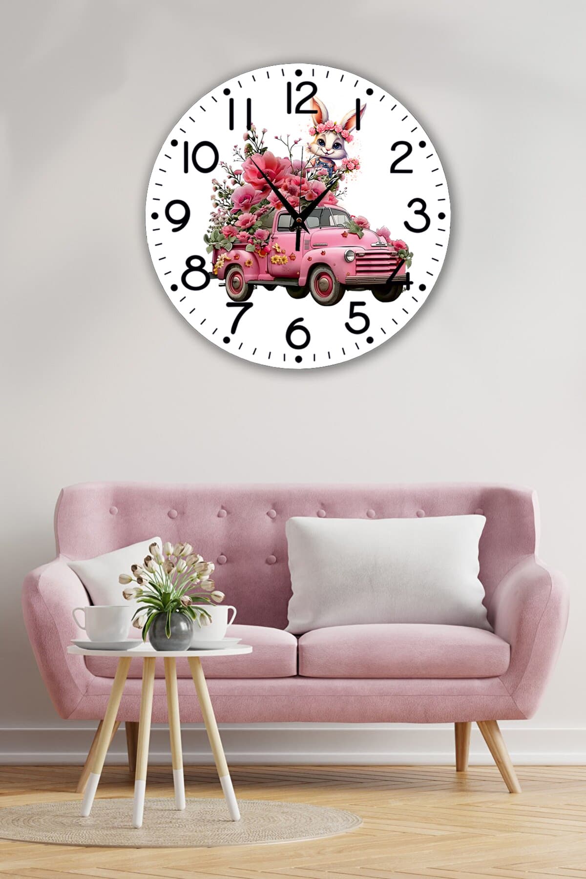 bilge Tasarım Çocuk Odası Duvar Saati 30 x 30 CM