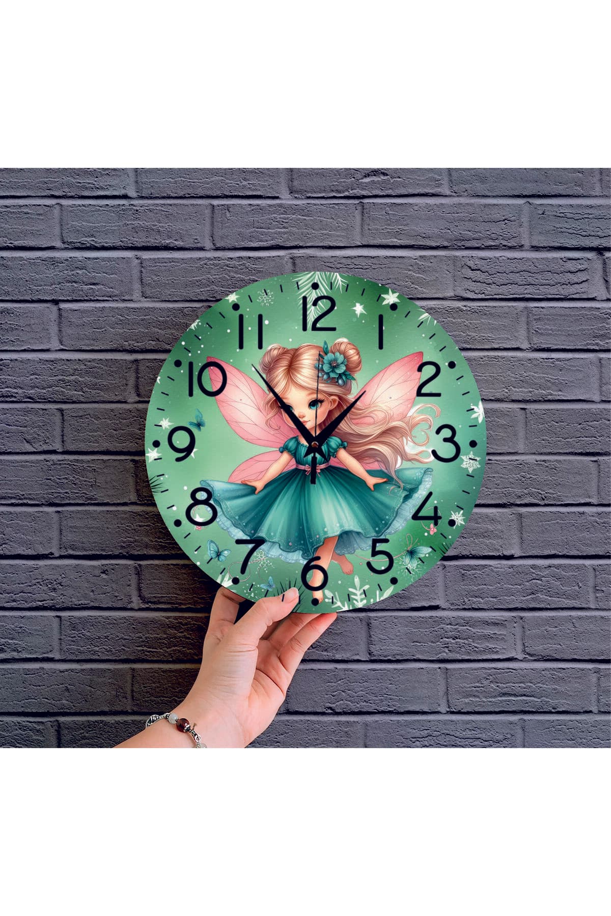 bilge Tasarım Çocuk Odası Duvar Saati 30 x 30 CM