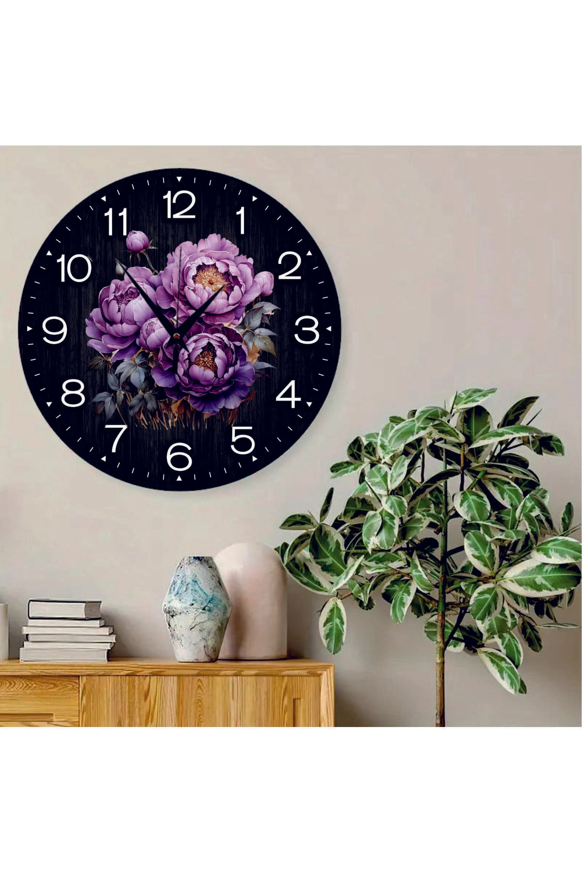 bilge Tasarım retro Duvar Saati 35 x 35 CM
