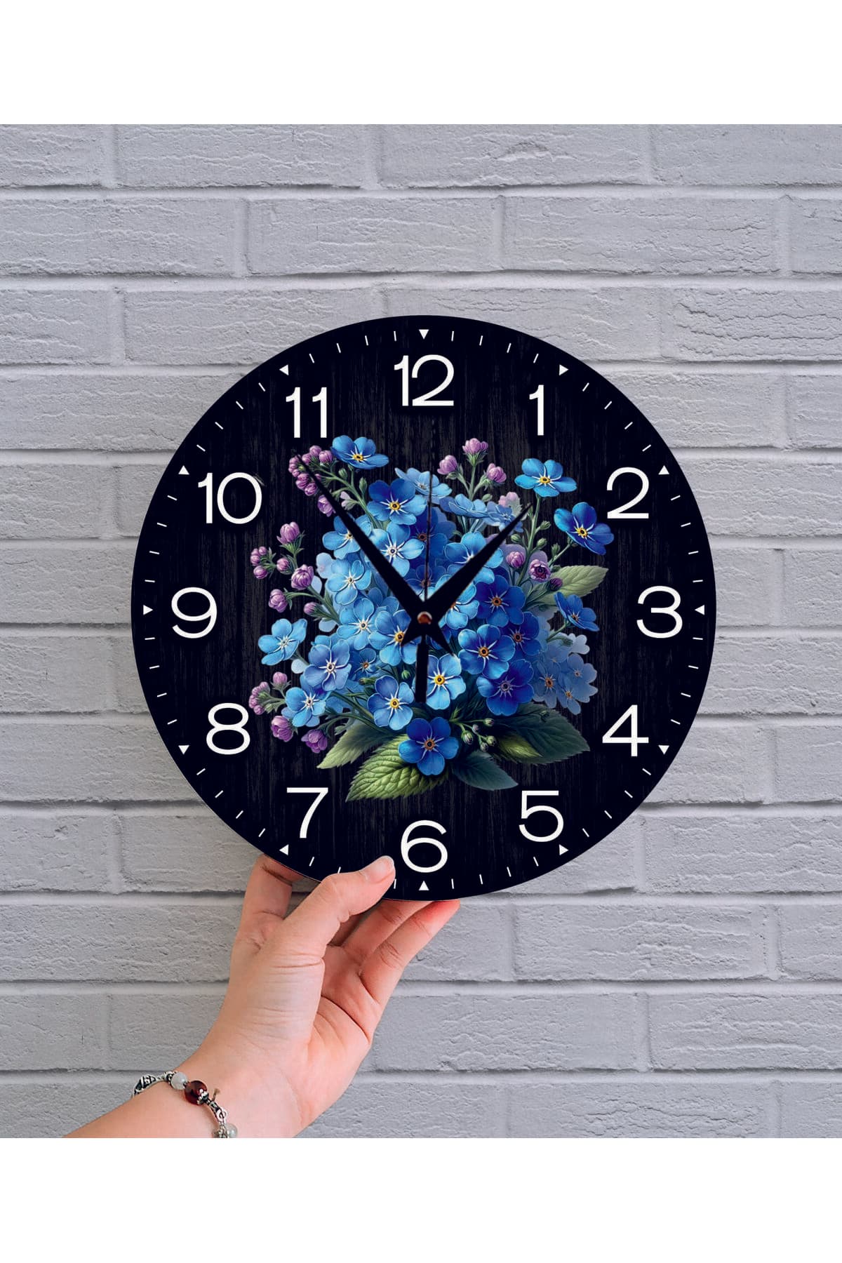 bilge Tasarım retro Duvar Saati 35 x 35 CM