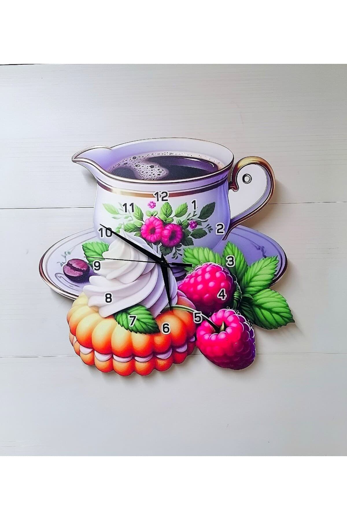 bilge Tasarım mutfak Duvar Saati 30 x 30CM