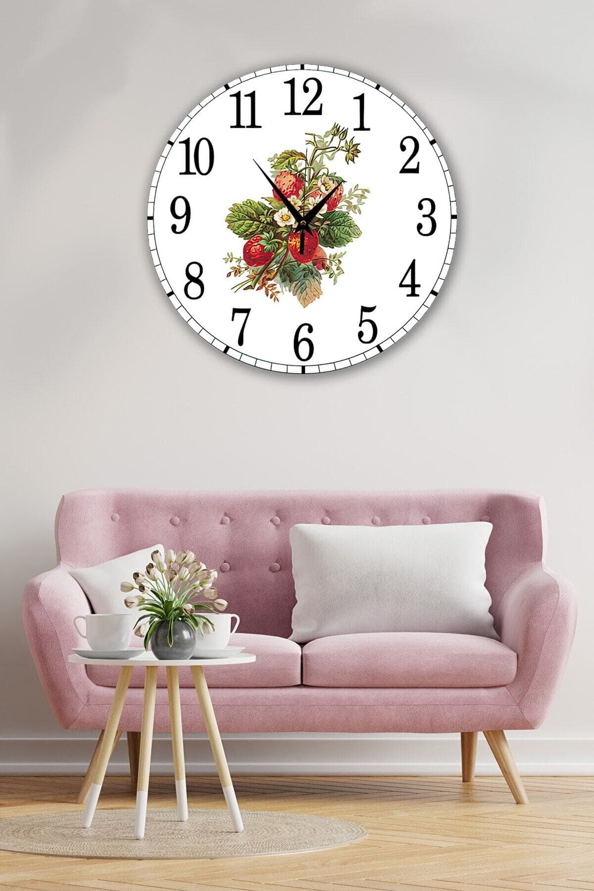 Bilge Retro Tasarımlı Duvar Saati 35 X 35 Cm