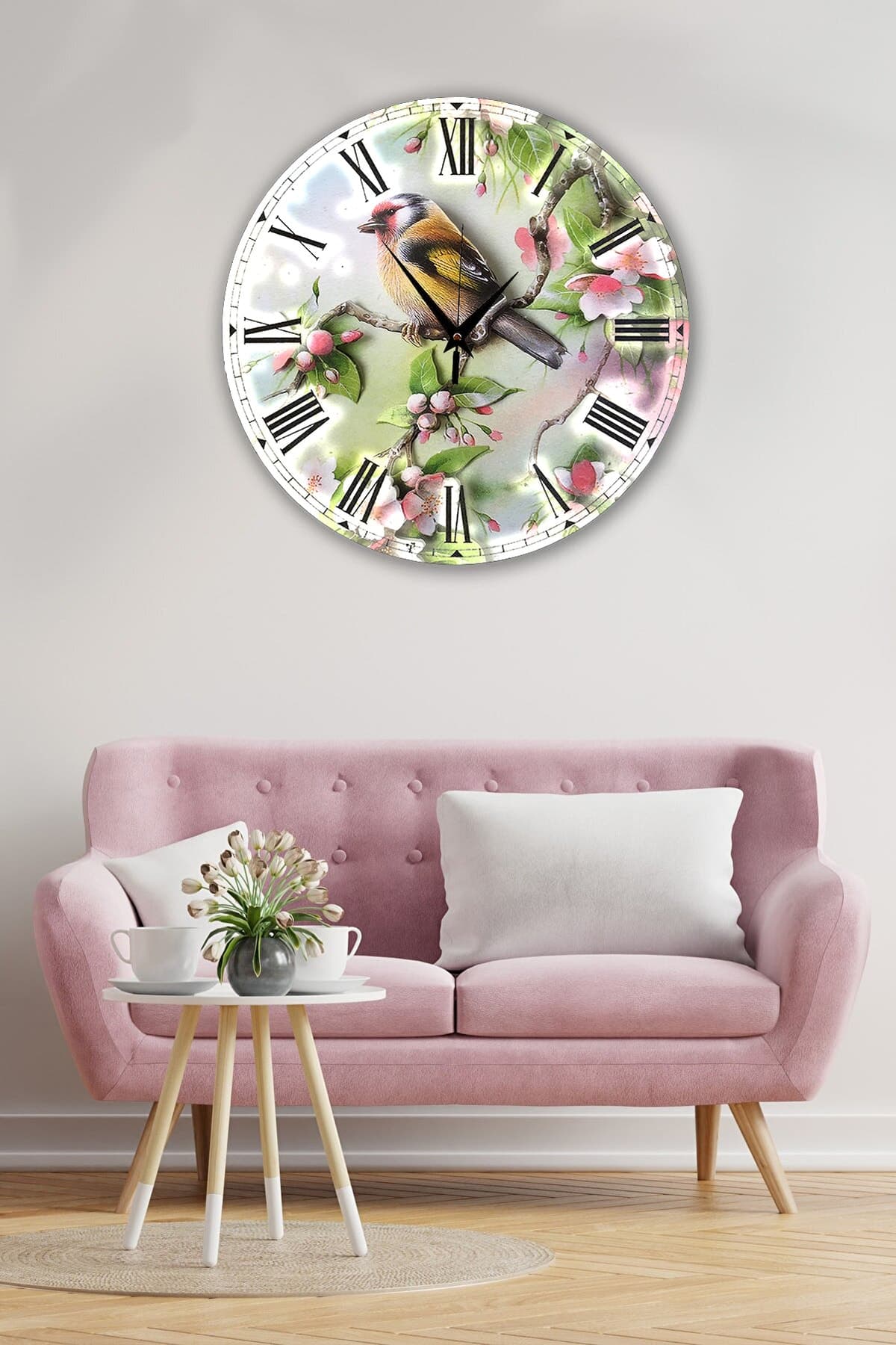 Bilge Retro Tasarımlı Duvar Saati 35 X 35 Cm